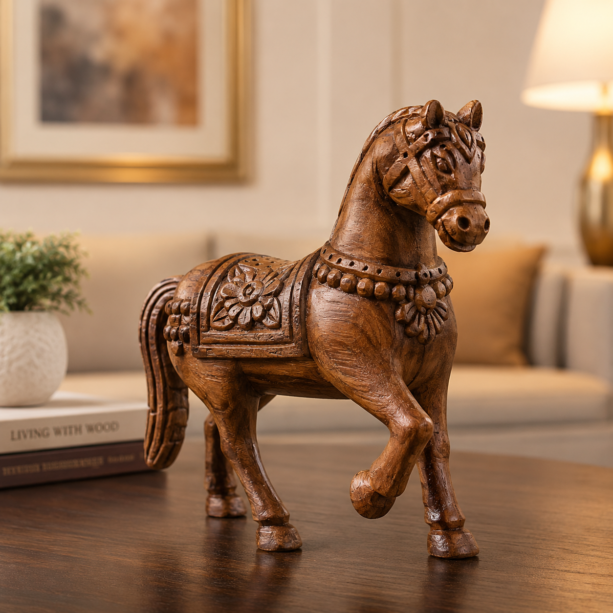 Handcrafted Wooden Horse