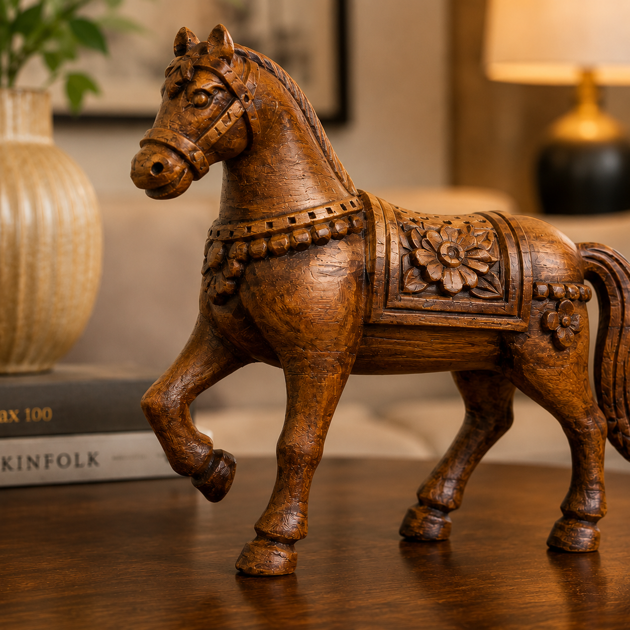 Handcrafted Wooden Horse