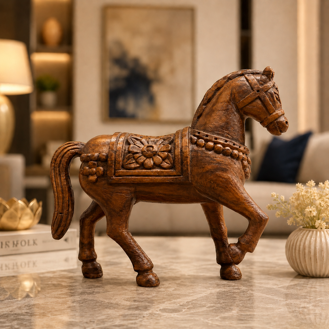 Handcrafted Wooden Horse