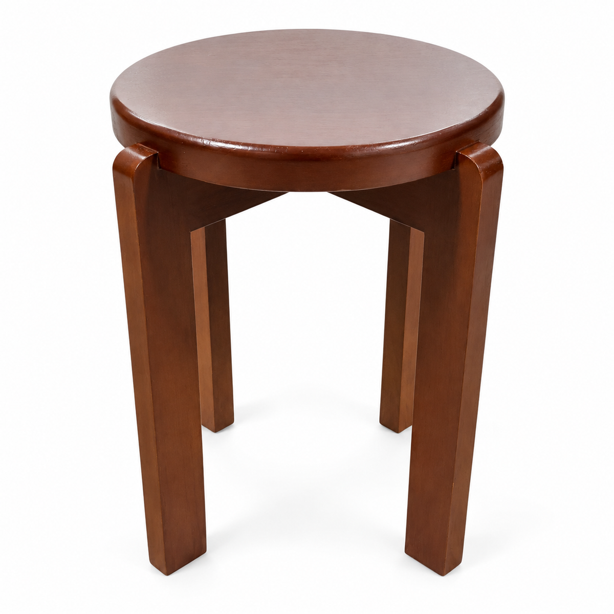 Handcrafted Natural Wood Stool