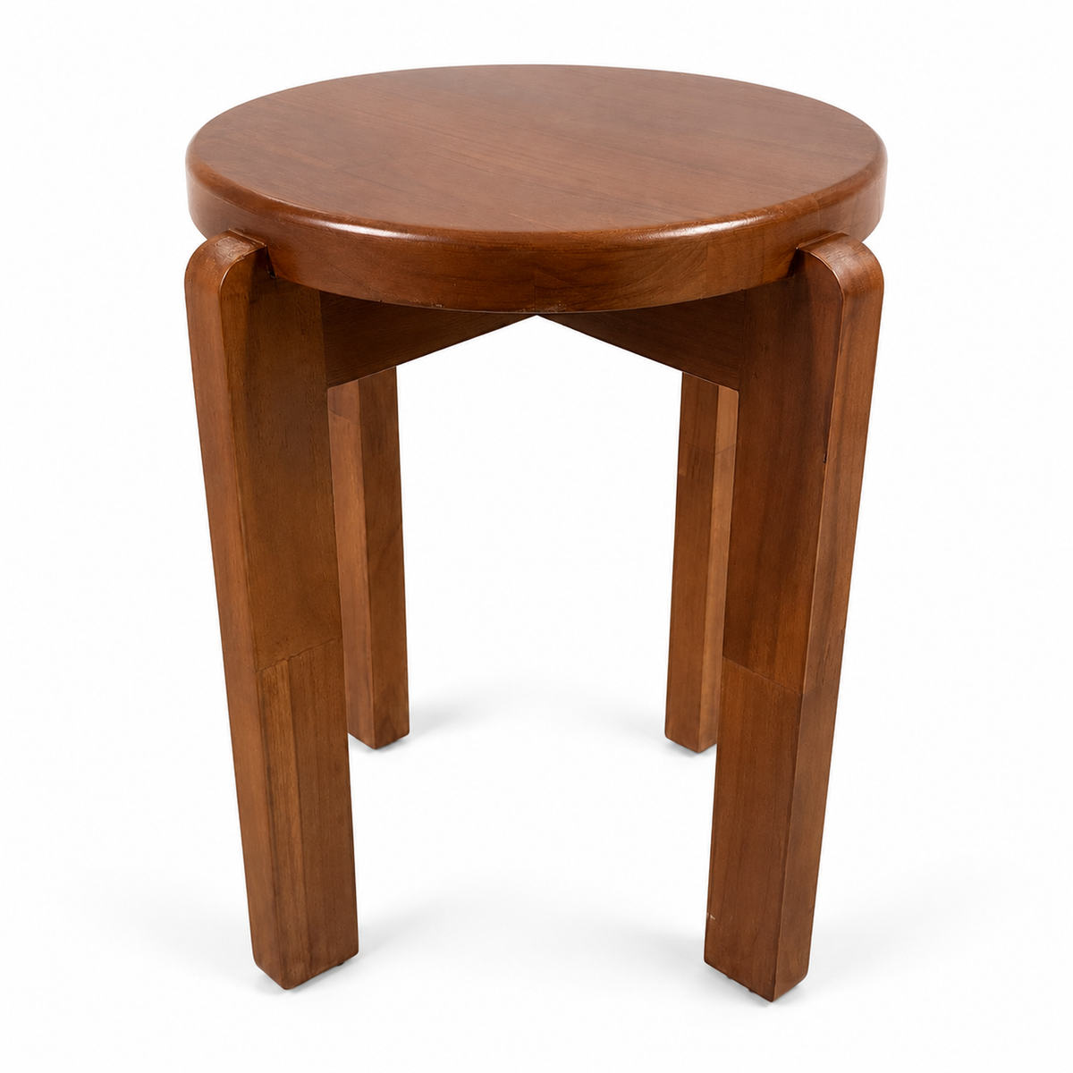 Handcrafted Natural Wood Stool